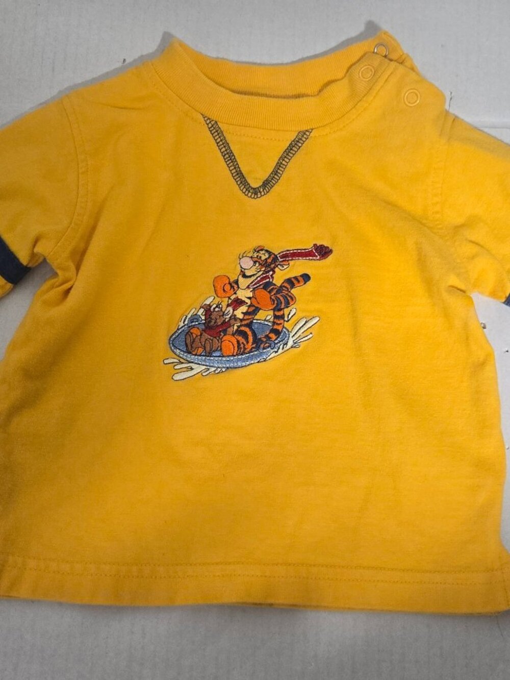 Disney Baby Tigger Long Sleeve Shirt | 3–6 Months | Winnie the Pooh Embroidered
